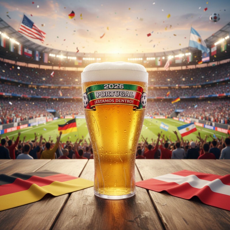 Portugal Football Fan Cup 2026 0.5l Reusable Cup