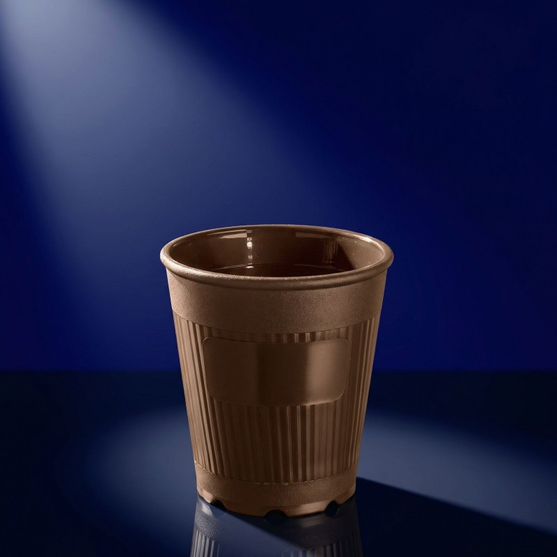 Coffee to go Becher 0,1l PP braun